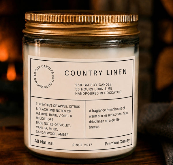 Classic Vintage Style Soy Candle