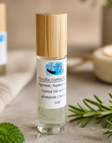 Essential Oil Blended Crystal Rollers