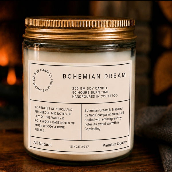 Classic Vintage Style Soy Candle