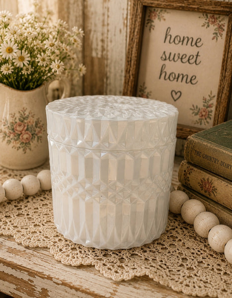 Mandala Style Soy Candle