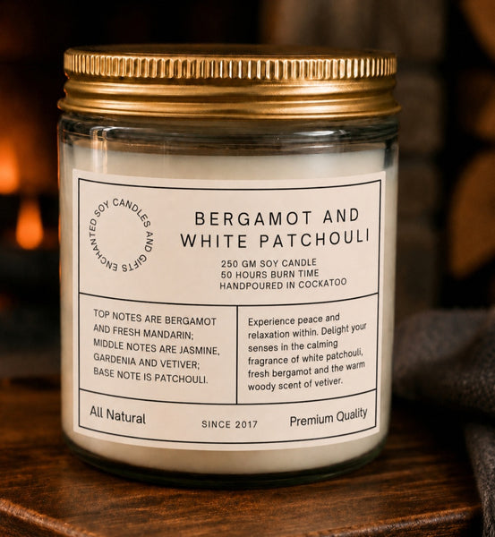 Classic Vintage Style Soy Candle