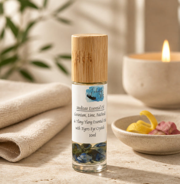 Essential Oil Blended Crystal Rollers