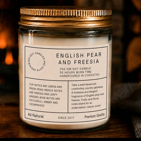 Classic Vintage Style Soy Candle