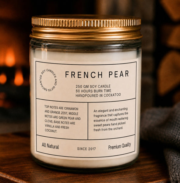 Classic Vintage Style Soy Candle
