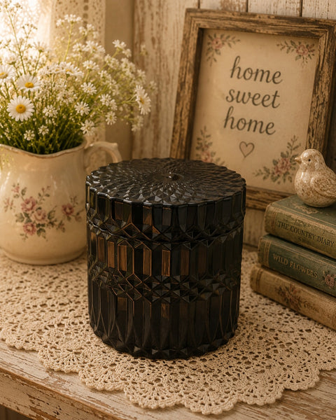 Mandala Style Soy Candle