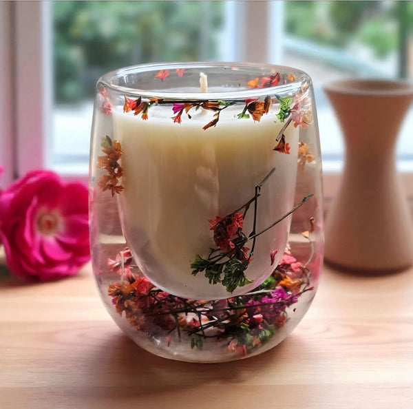 Botanical Soy Candle - Babysbreath  Style