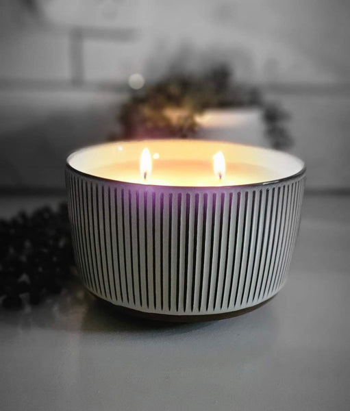 Ceramic Bowl Style Soy Candle