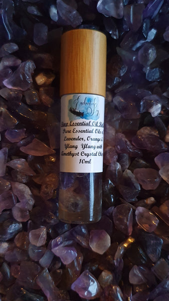 Essential Oil Blended Crystal Rollers